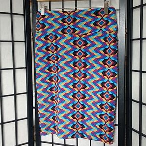 LuLaRoe geometric pencil skirt size small